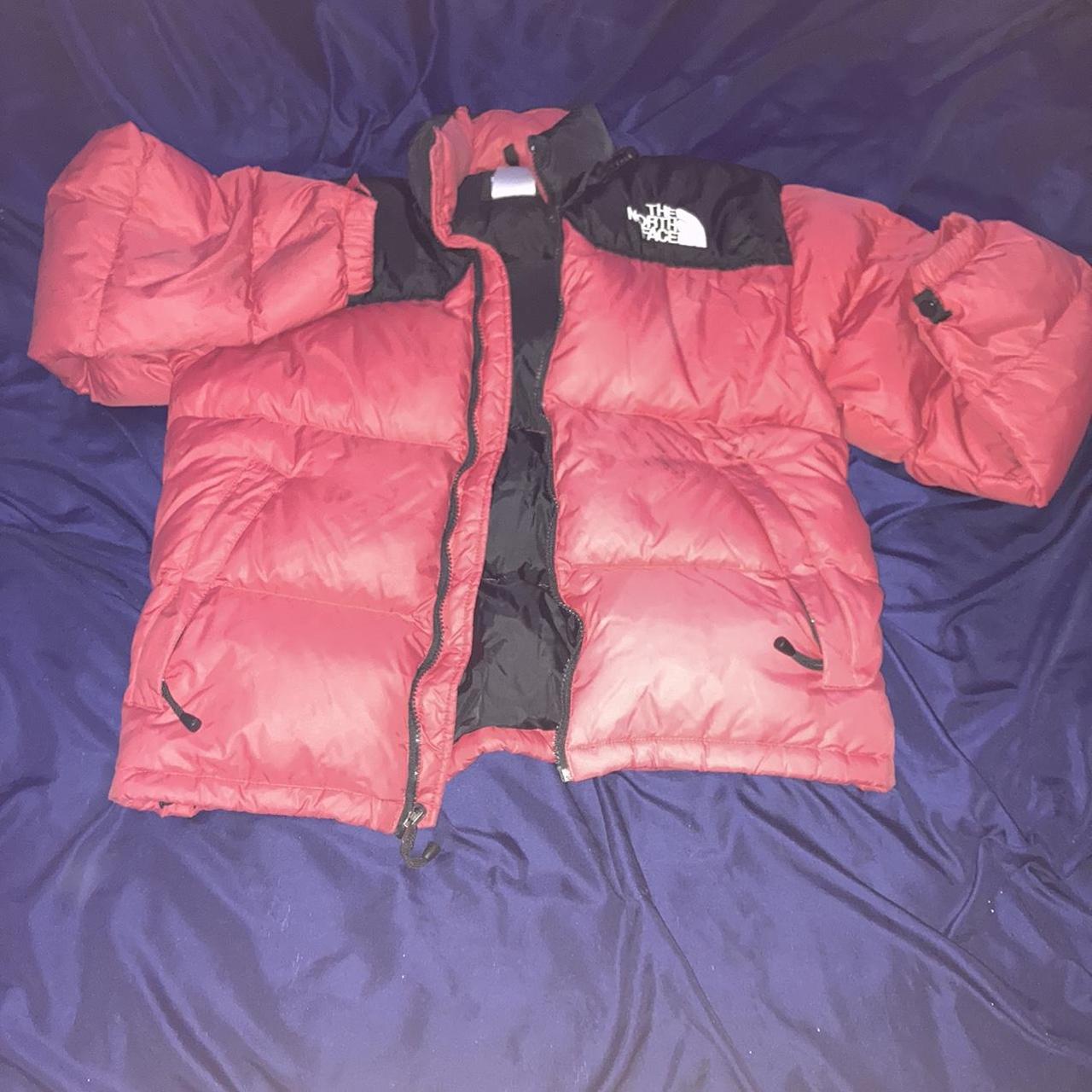 The North Face Men's Red and Black Jacket | Depop