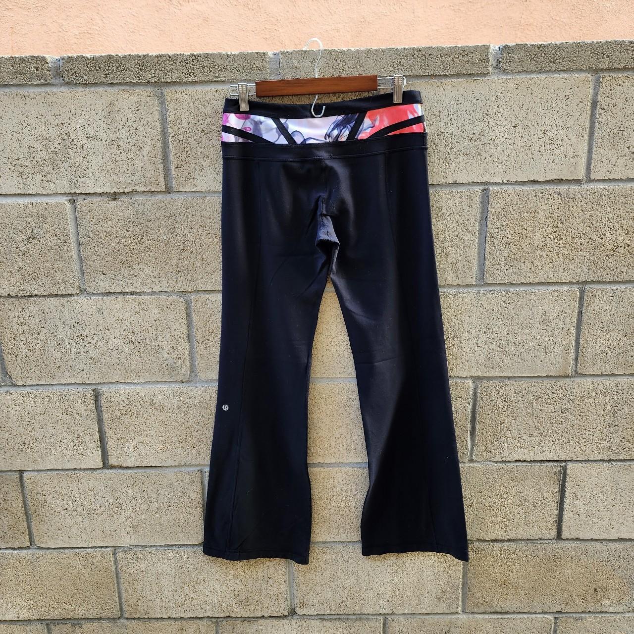 Lululemon Athletica Bootcut Pants Black Womens Size 8. - Depop