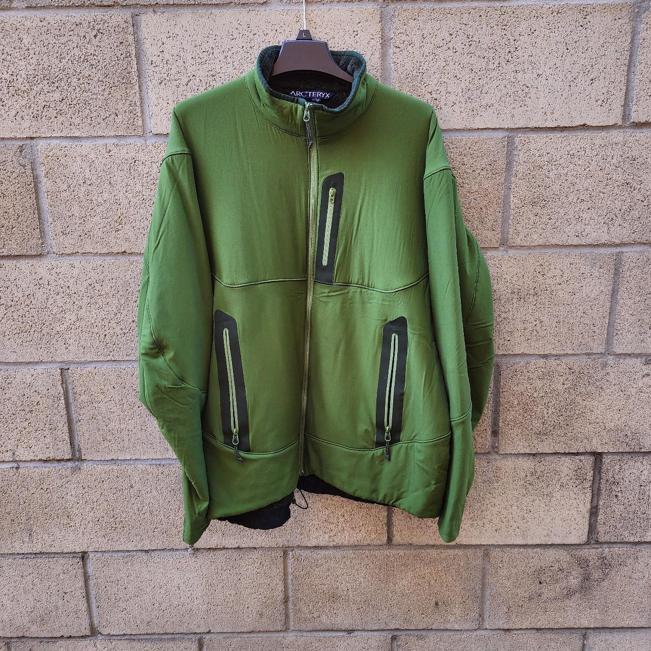 Lime green outlet fleece jacket