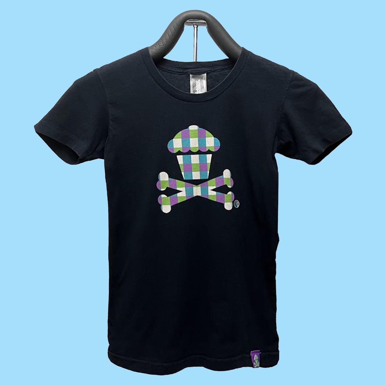 Johnny Cupcakes Plaided Cross Bones Original Logo... Depop