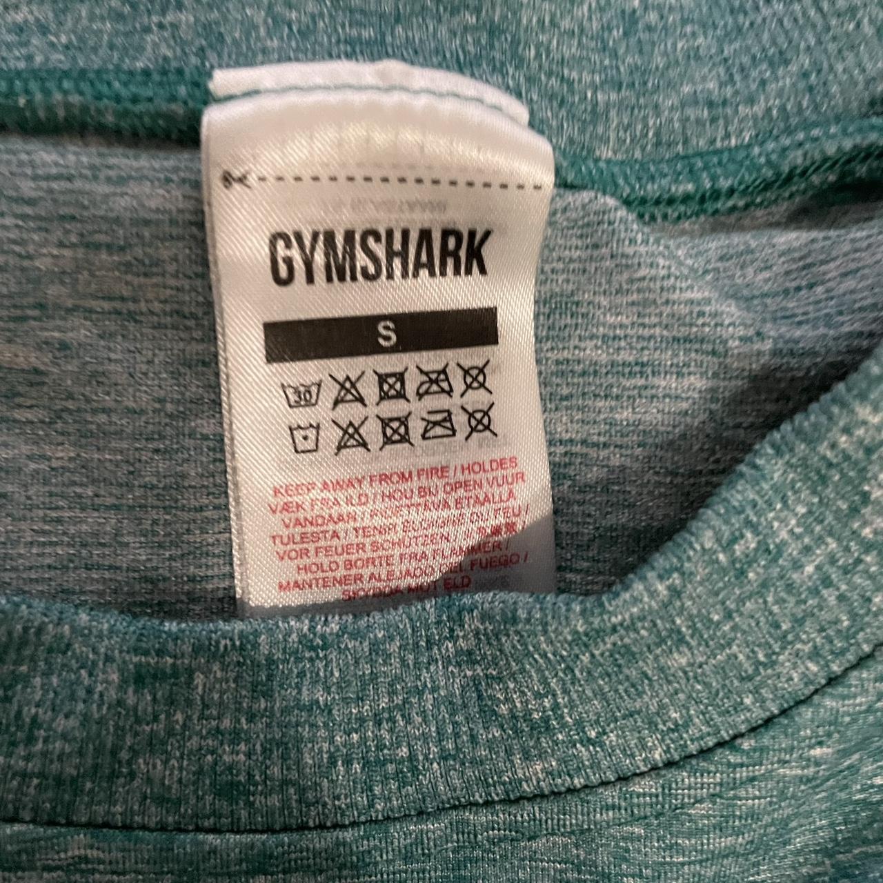 Gymshark Top description long sleeve cropped... Depop