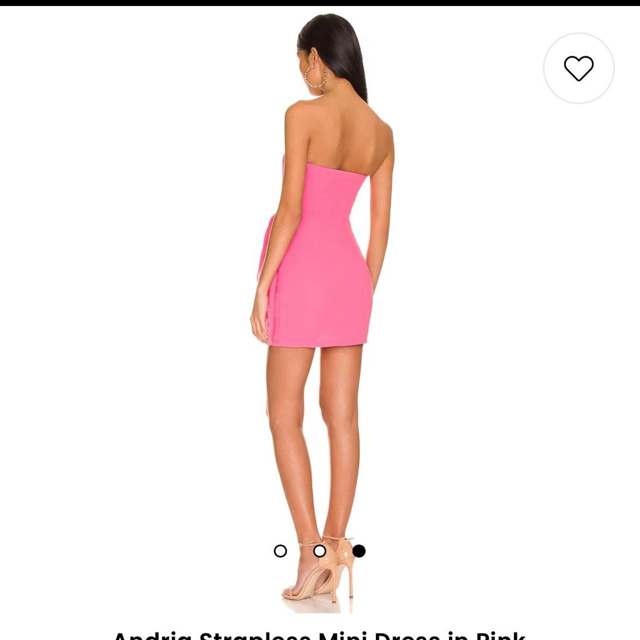 superdown Andria Strapless Mini Dress in Pink