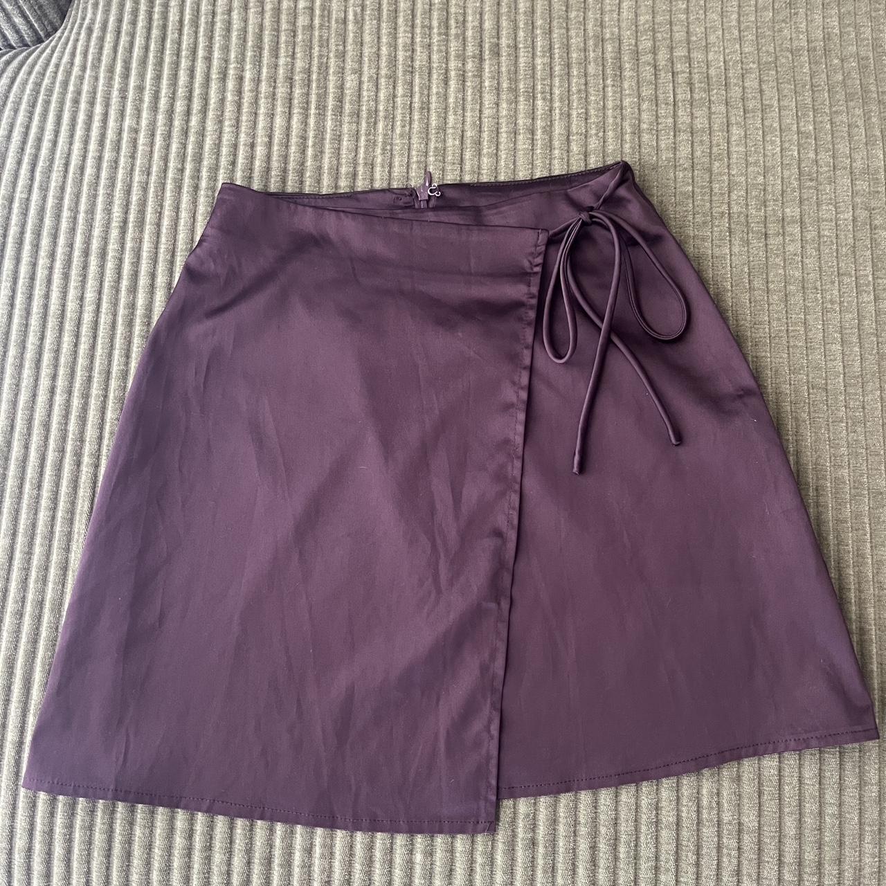 Cutest brown wrap mini skirt from Luck and... - Depop