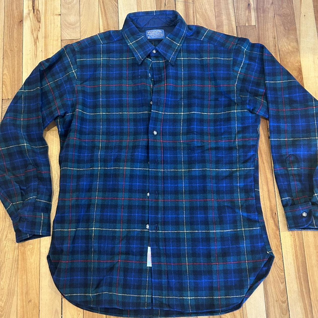 vintage pendleton wool over shirt. amazing... - Depop