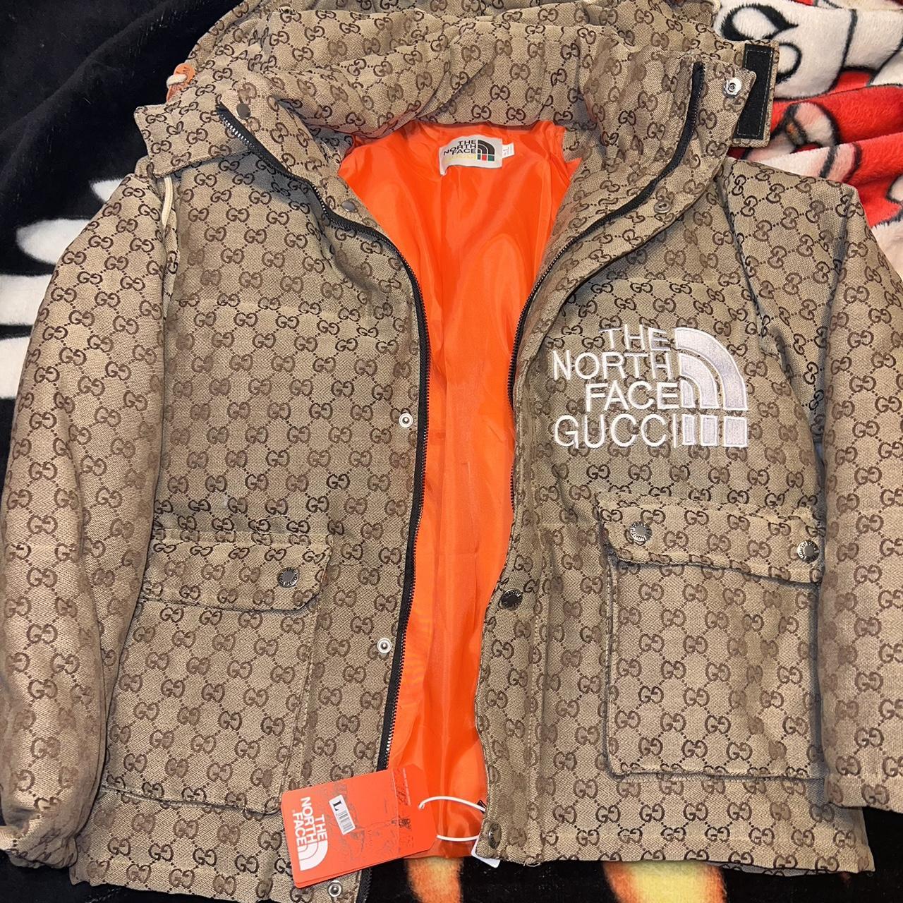 Gucci/the north face Worn twice, very warm and... - Depop