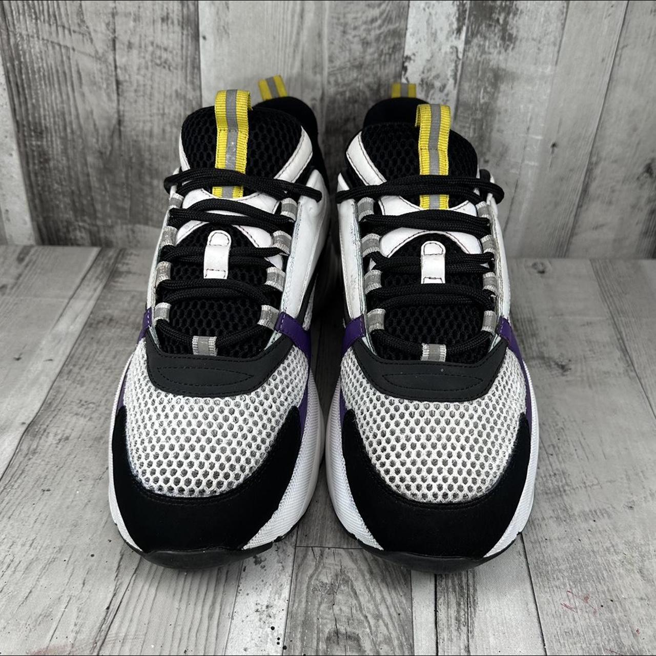 Men’s Dior B22 Sneaker purple yellow lakers ️ Size... - Depop