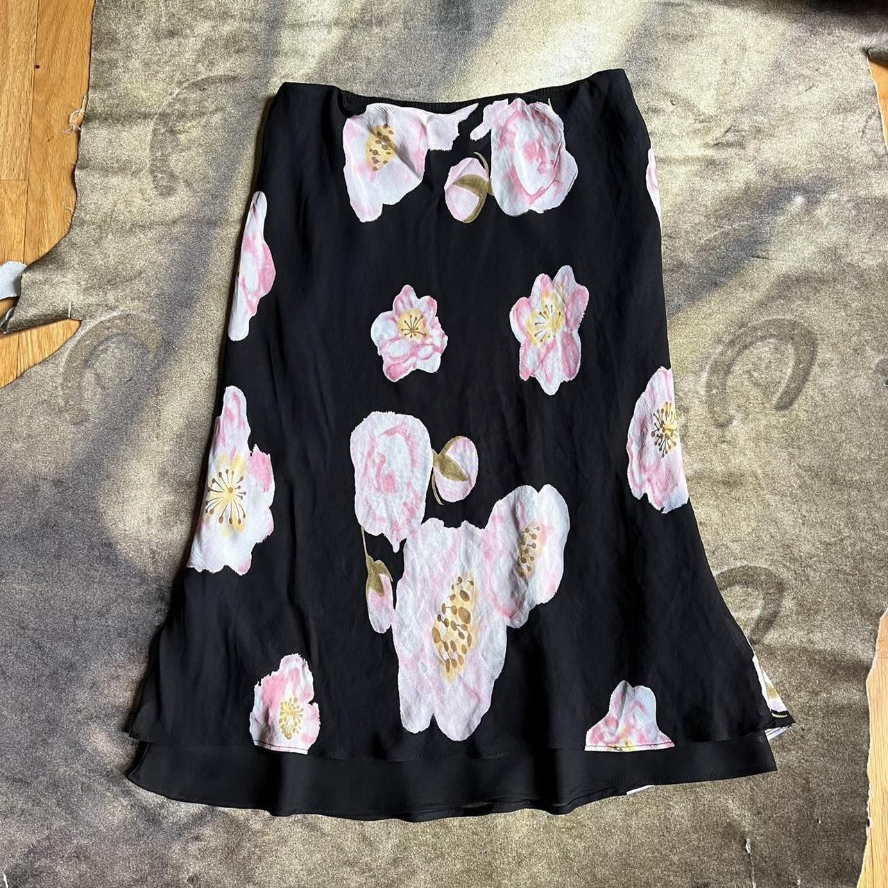 90s grunge cheap skirt floral