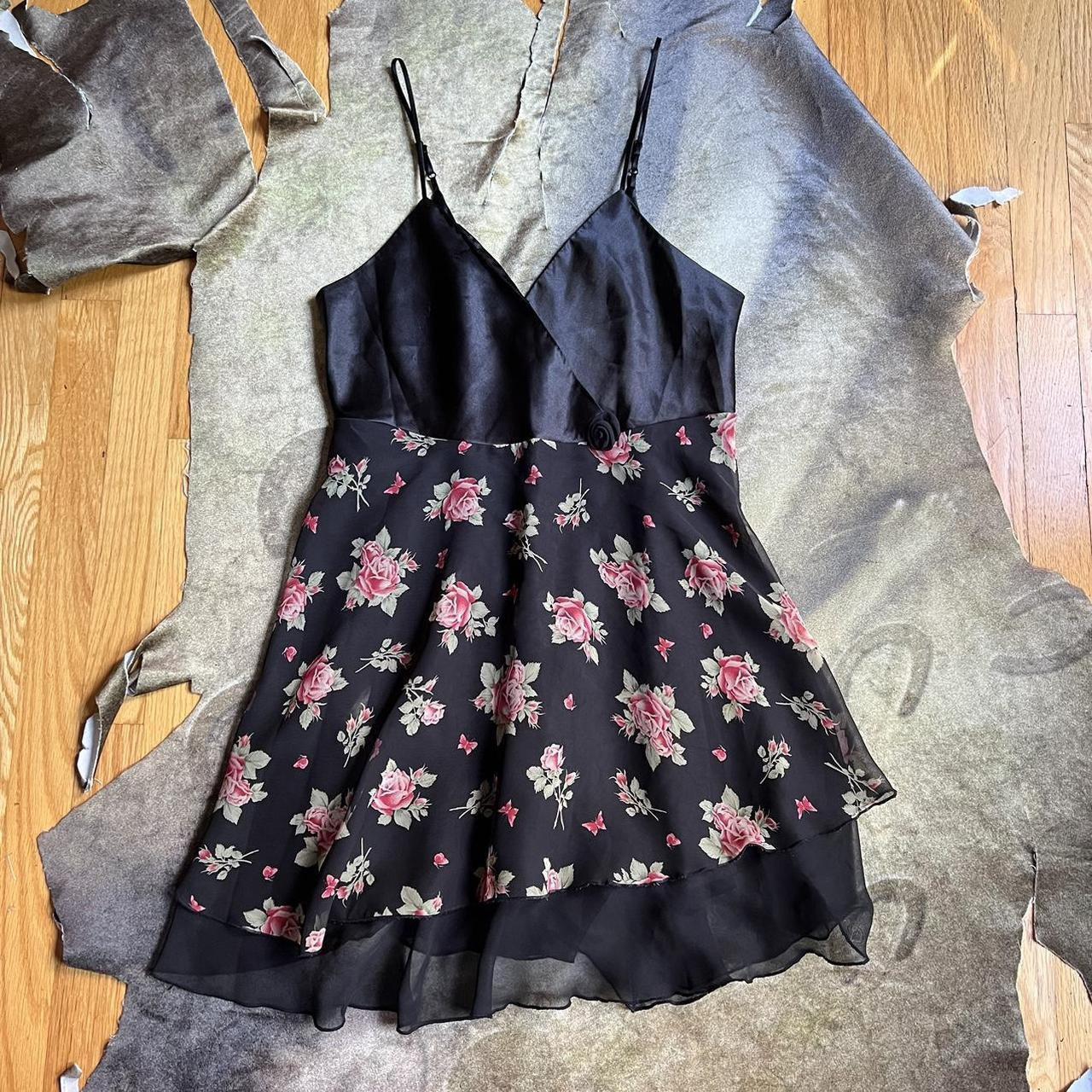 90s grunge floral clearance dress