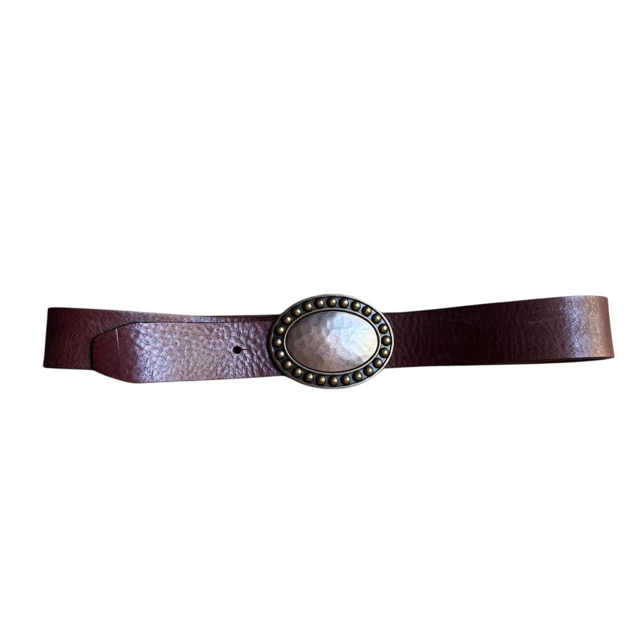 Fossil Women's Belt - Brown/Burgundy – Y2K wester… - image 3