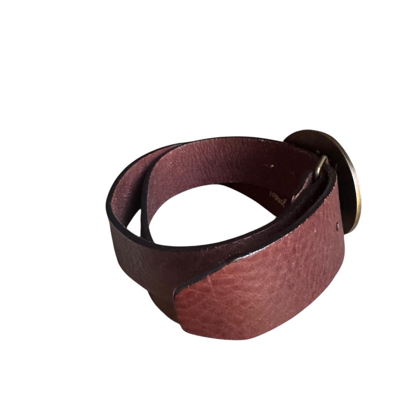 Fossil Women's Belt - Brown/Burgundy – Y2K wester… - image 4