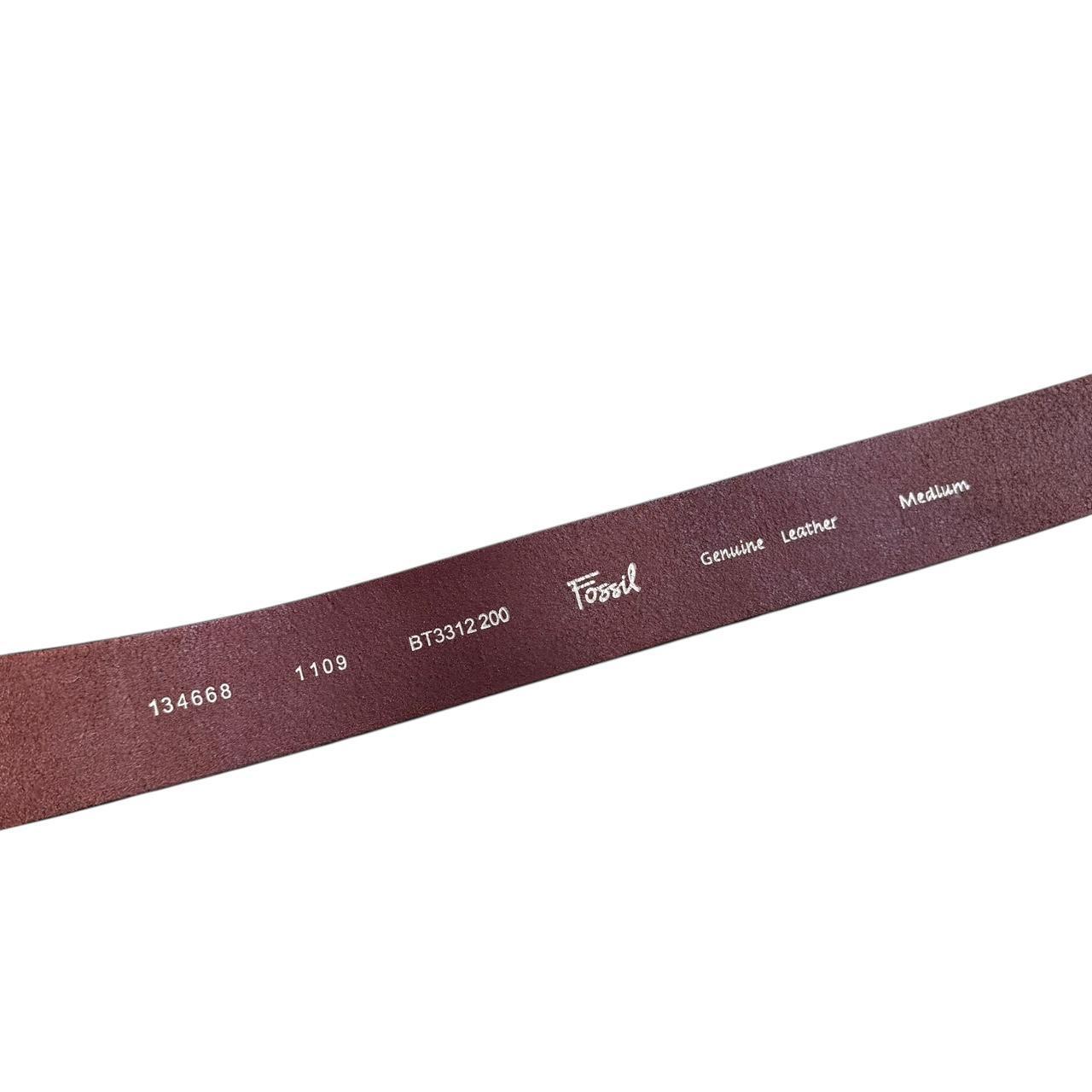 Fossil Women's Belt - Brown/Burgundy – Y2K wester… - image 6