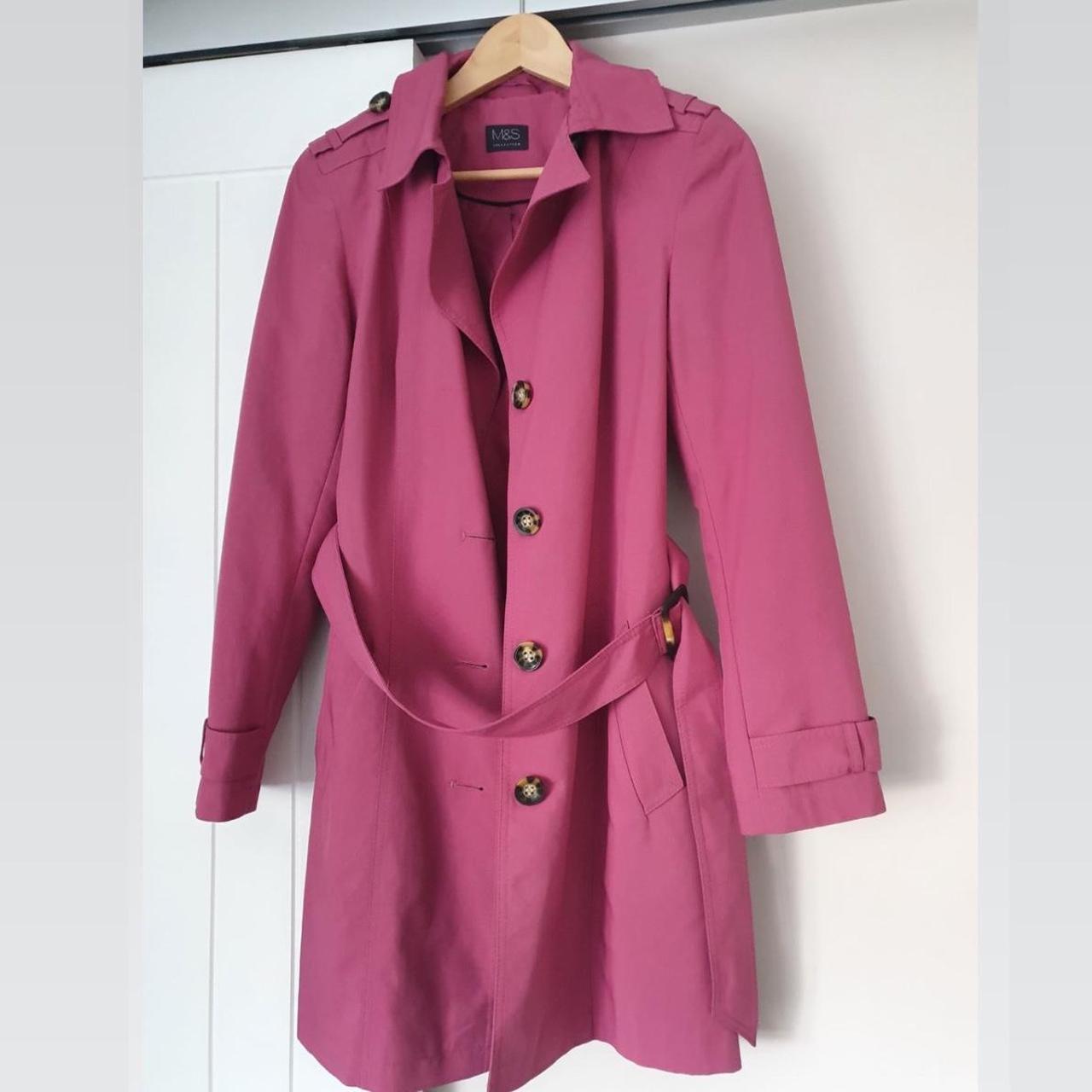 Fashion Dusty Pink Coat Marks And Spencer Marks And Spencer Pink
