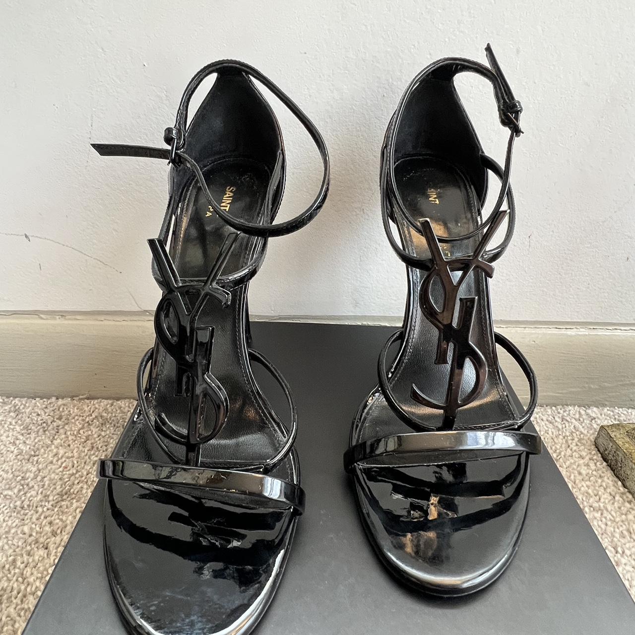 Yves Saint Laurent Women's Black Footwear | Depop