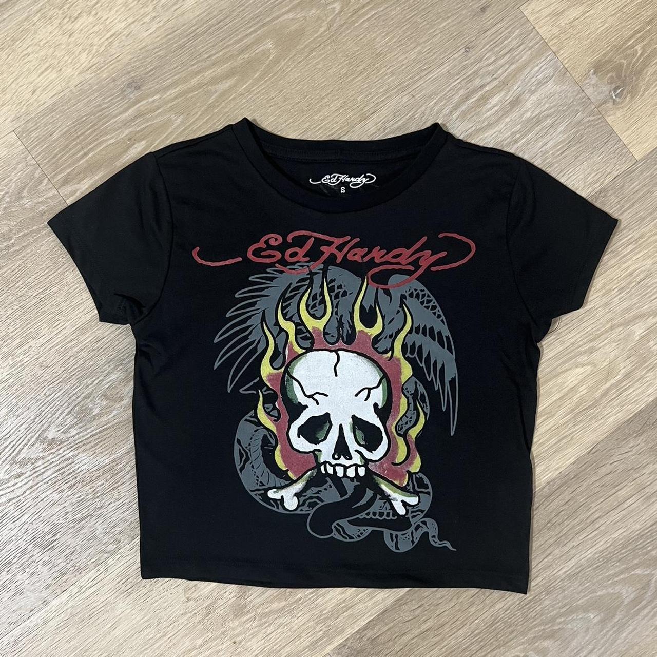 ED HARDY Fits a size S, in super great condition... - Depop
