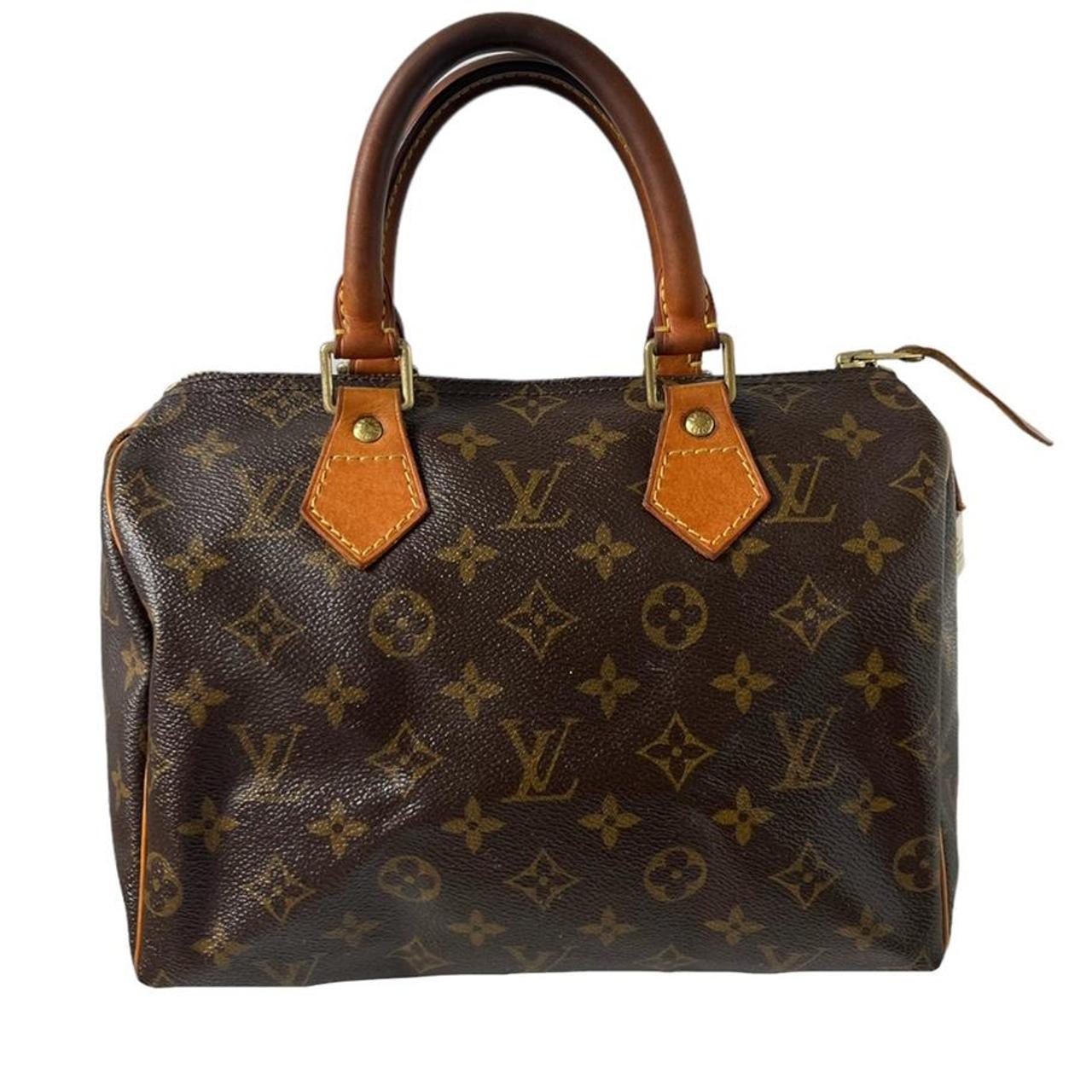 Louis Vuitton Brown Monogram Pallas Clutch - Depop