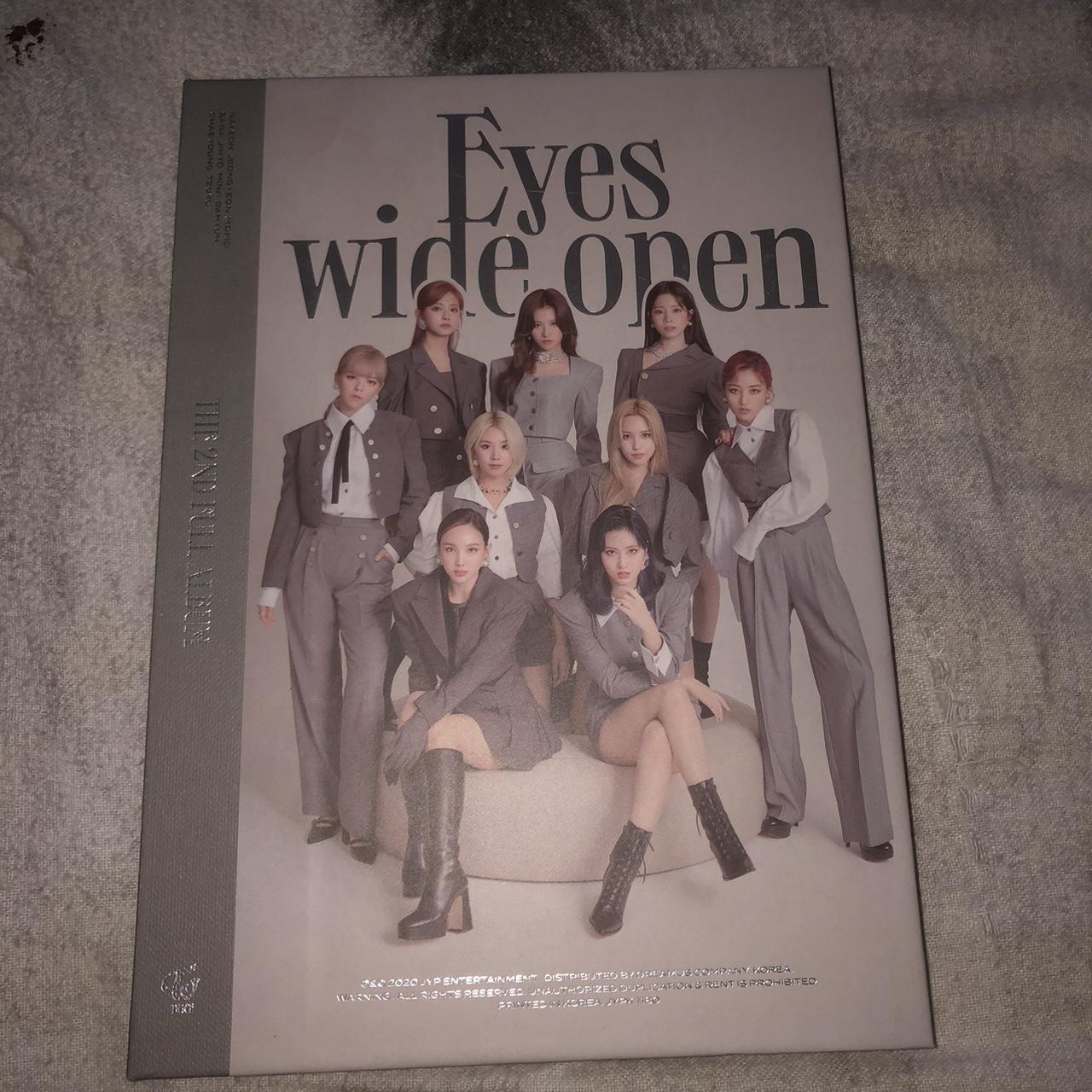 Twice eyes wide open album Includes Jeongyeon cd,… - Depop