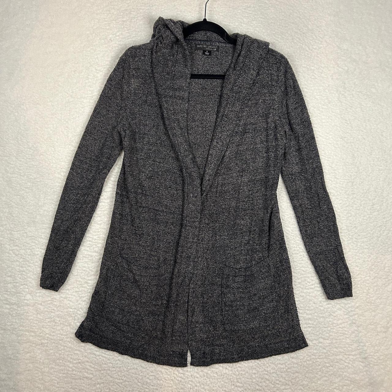 Barefoot dreams cozychic lite resort cardi with hood best sale