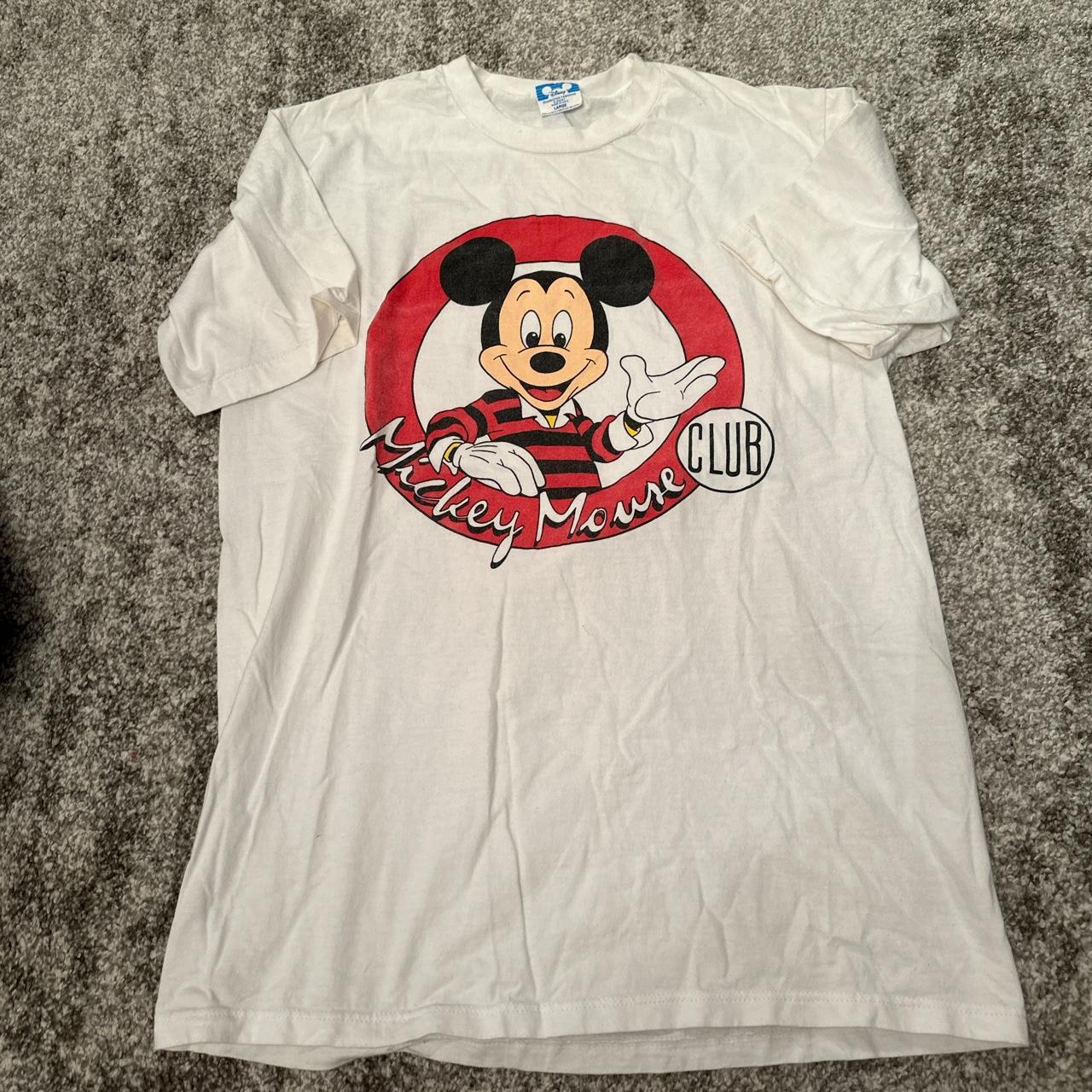 Vintage Mickey Mouse club t-shirt - Depop