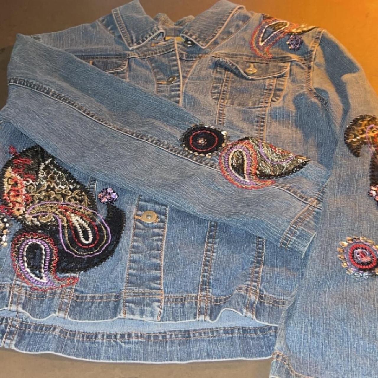 Ruby Rd. Women's Jacket - Blue/Multi - S – Blue d… - image 1