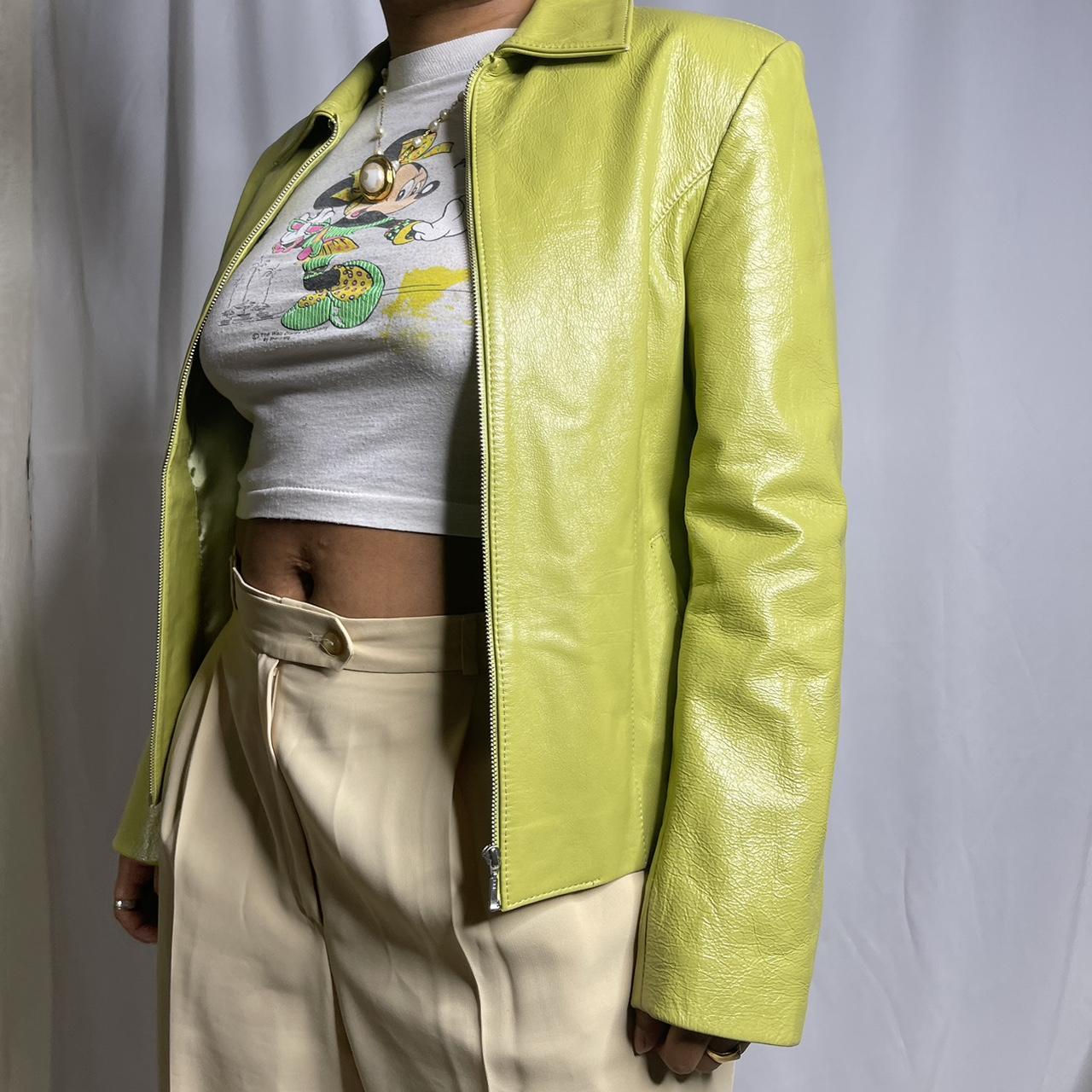 green-vintage-leather-jacket-size-medium-smooth-depop