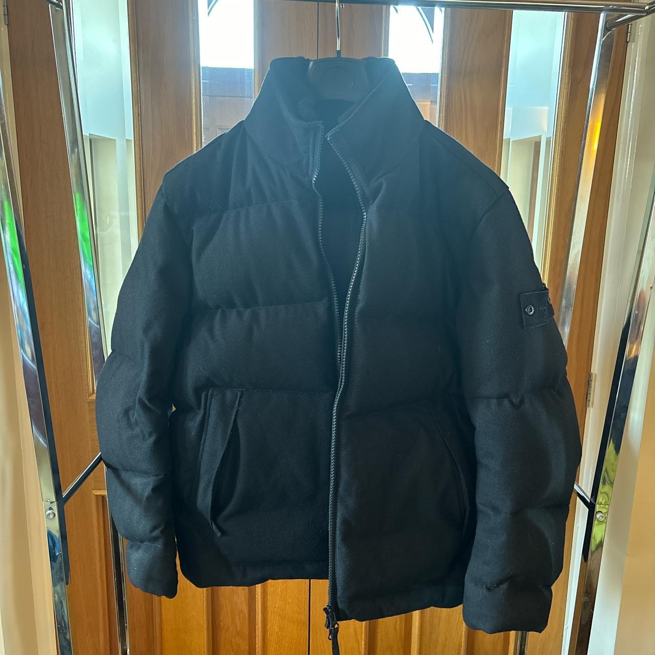 Stone Island SW 3L Down Ghost Piece Black Puffer... - Depop