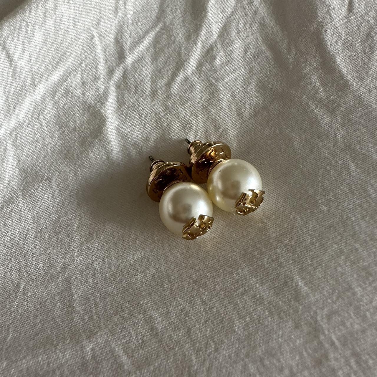 Tory burch outlet pearl earrings