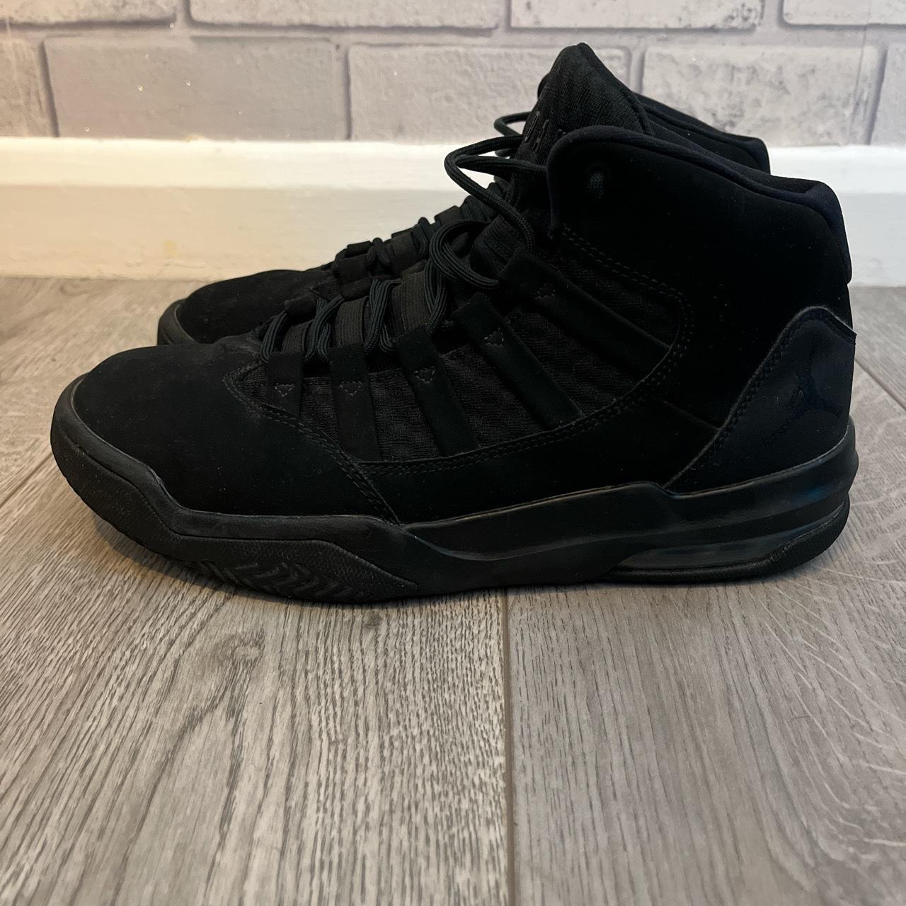 Jordan Men's Black Trainers Depop