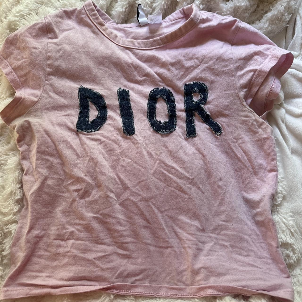 baby Dior - 2021ss dior Tシャツ Baby T-Shirt Ivory Ribbed Cotton Jersey | DIOR
