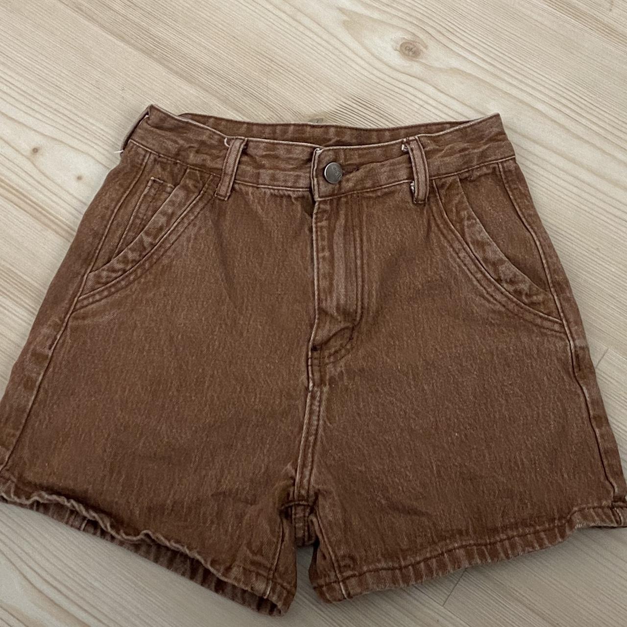 Women S Brown Shorts Depop