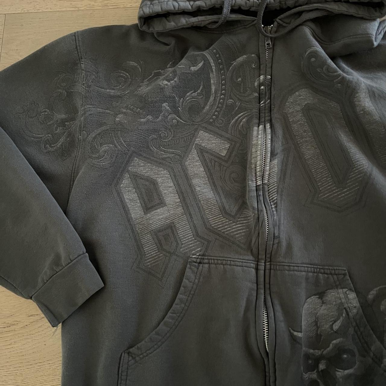 Y2K AC/DC zip up hoodie Size:M/L (no size... - Depop