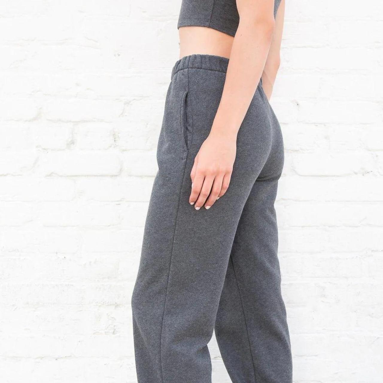 Brandy Melville Gray Rosa Sweatpants Depop