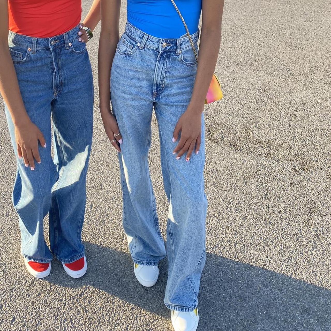 H M jeans -baggy -wide leg jeans