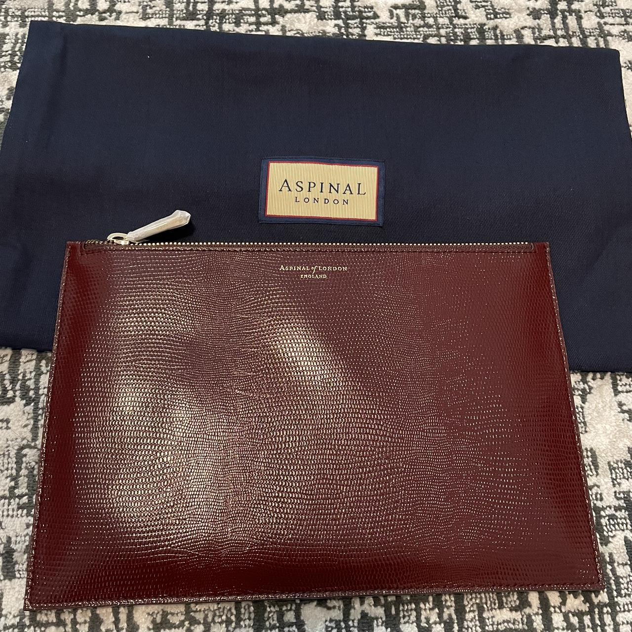 Aspinal of London Manhattan Clutch Handbag - Authentic Pre-Owned Designer Handbags