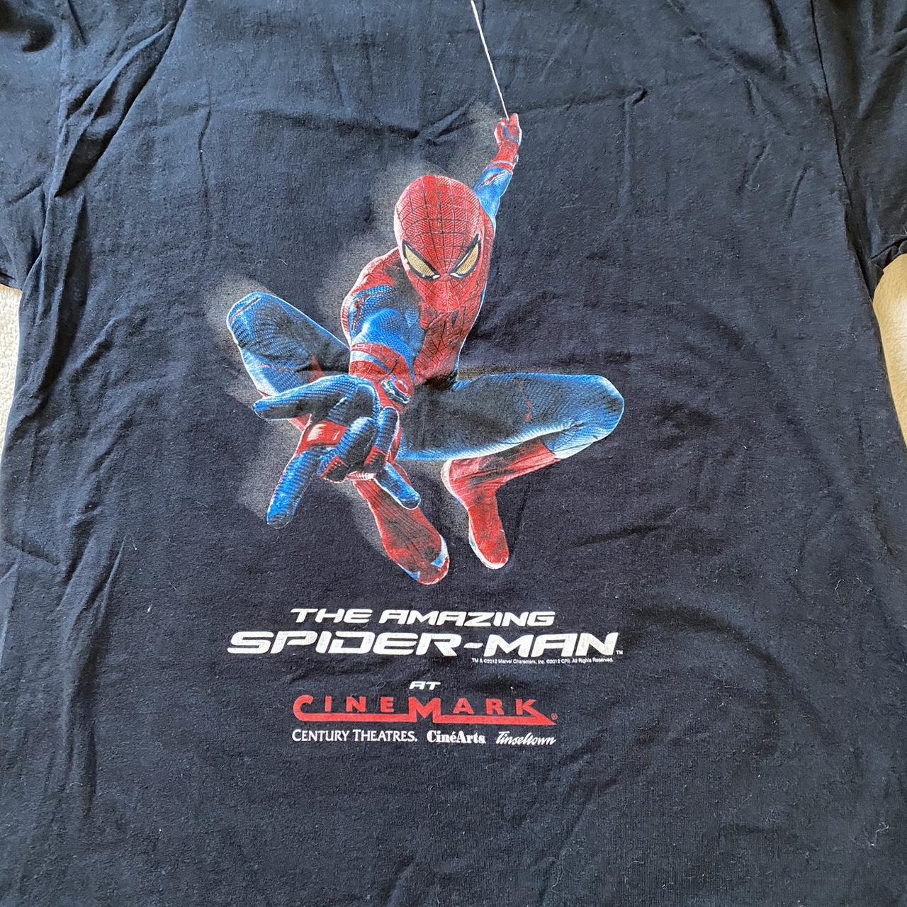 Marvel Amazing Spider-Man movie theater promo shirt... - Depop