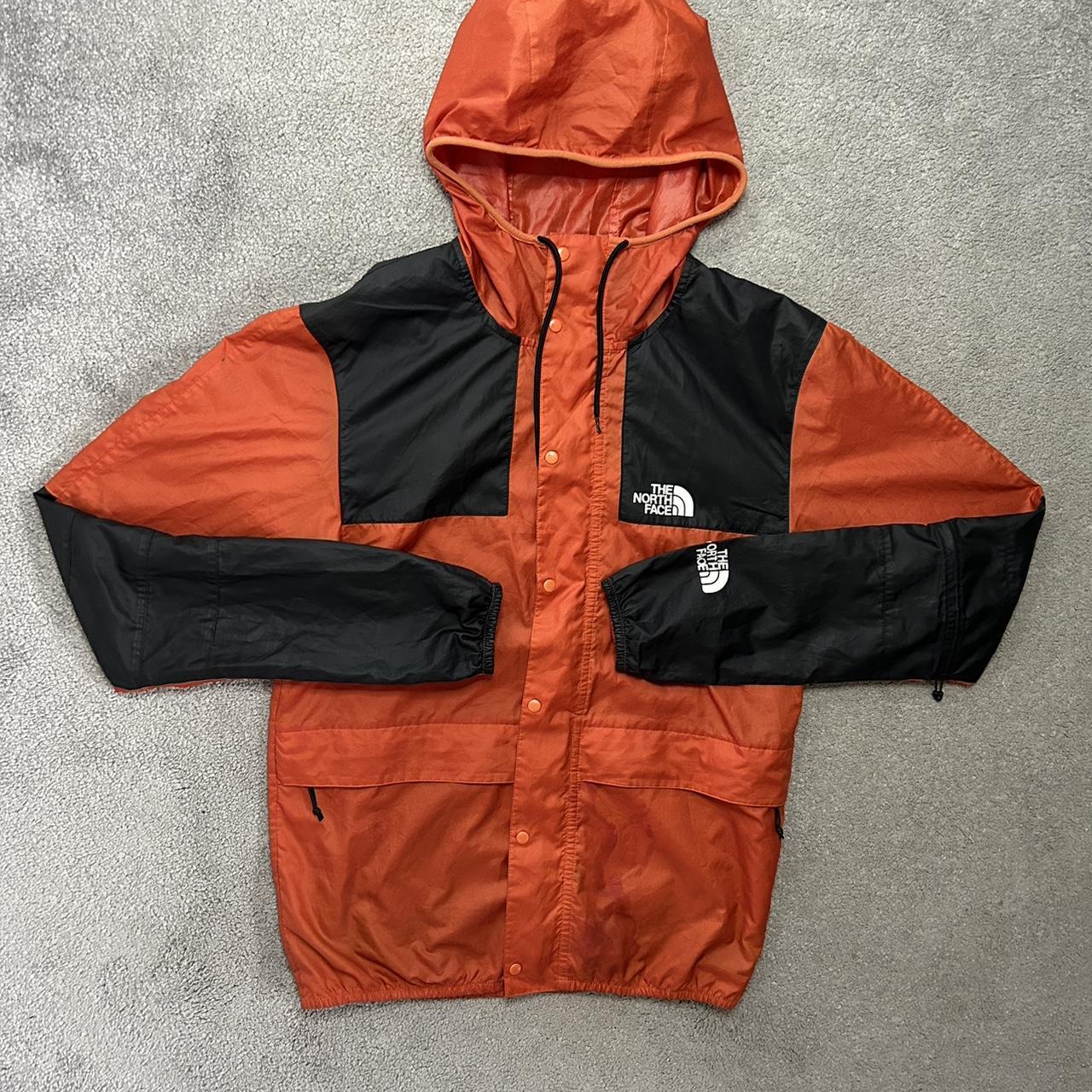 North face 1985 on sale mountain jacket orange