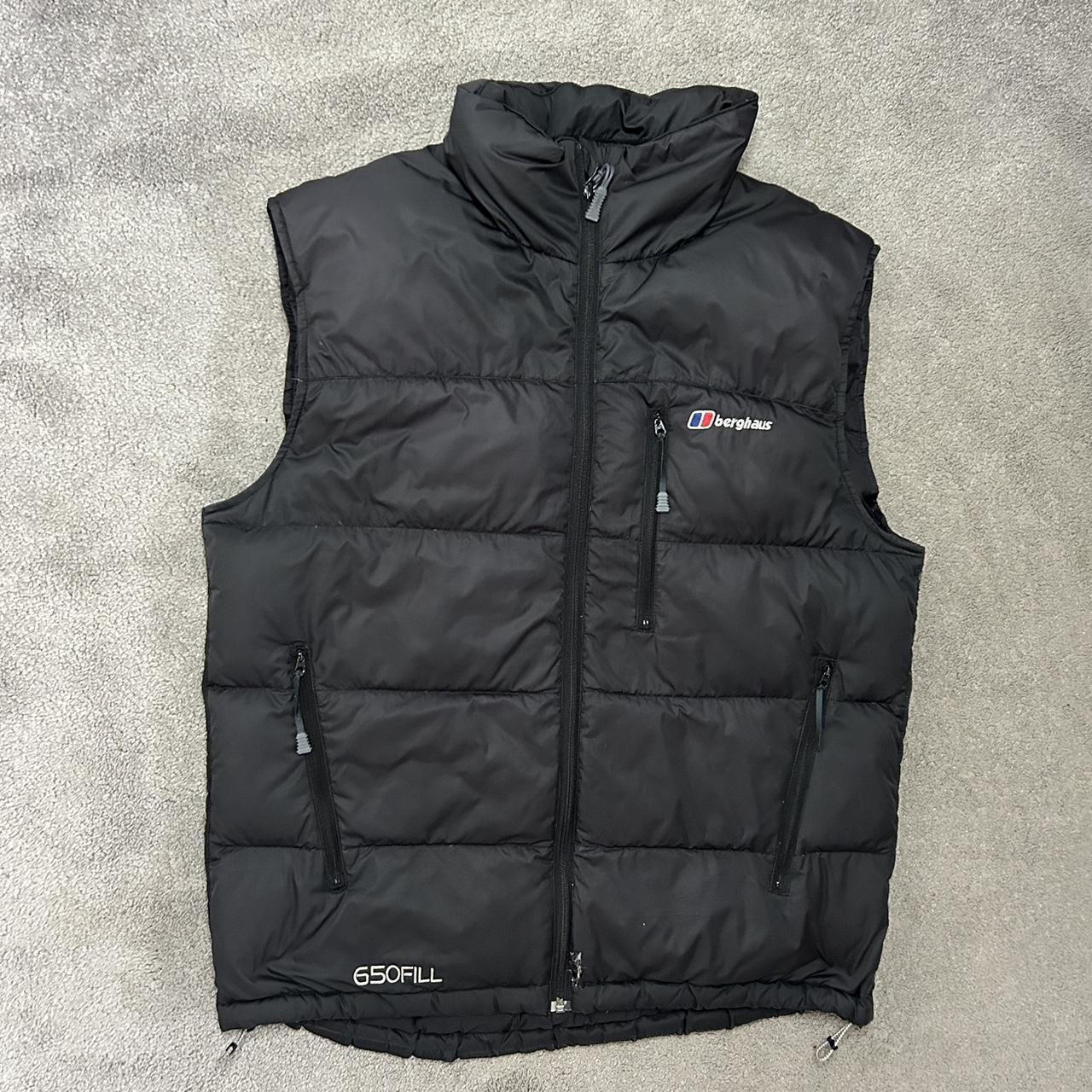 Men’s Berghaus 650fill Down Puffer Gilet, L. Pit to... - Depop