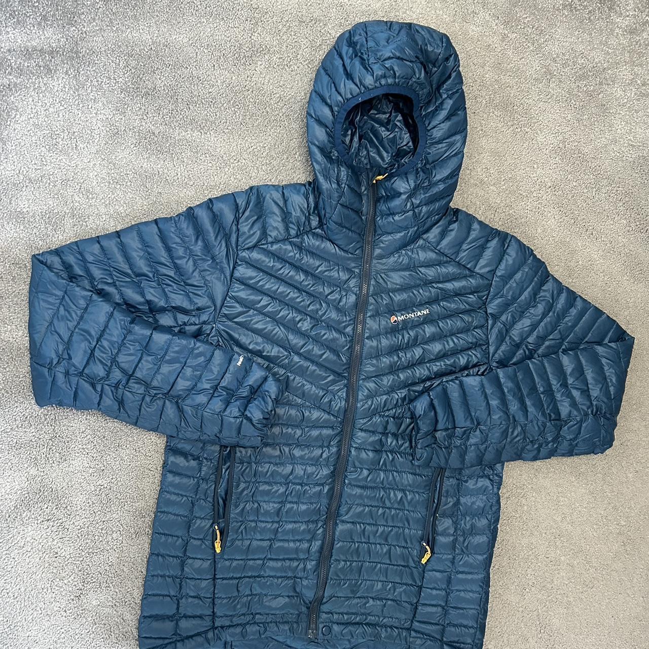 Men’s Montane Featherlite Puffer Coat Blue, L. Pit... - Depop