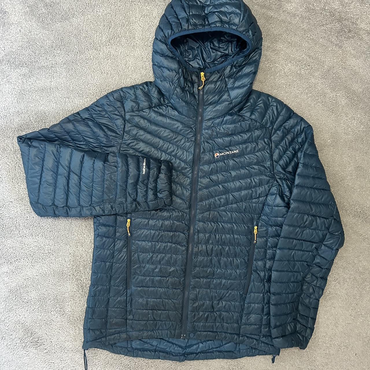 Men’s Montane Featherlite Full Zip Padded Coat Blue,... - Depop