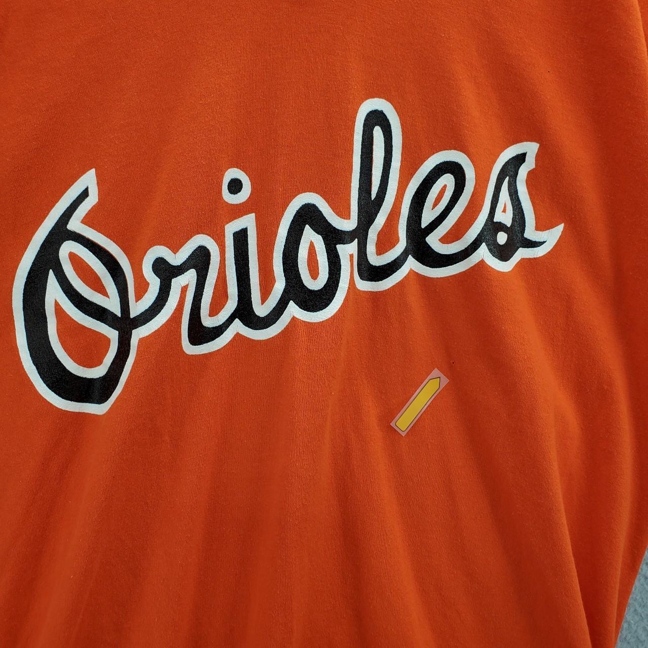 Vintage Baltimore Orioles Jersey Shirt 80s Sand Knit - Depop