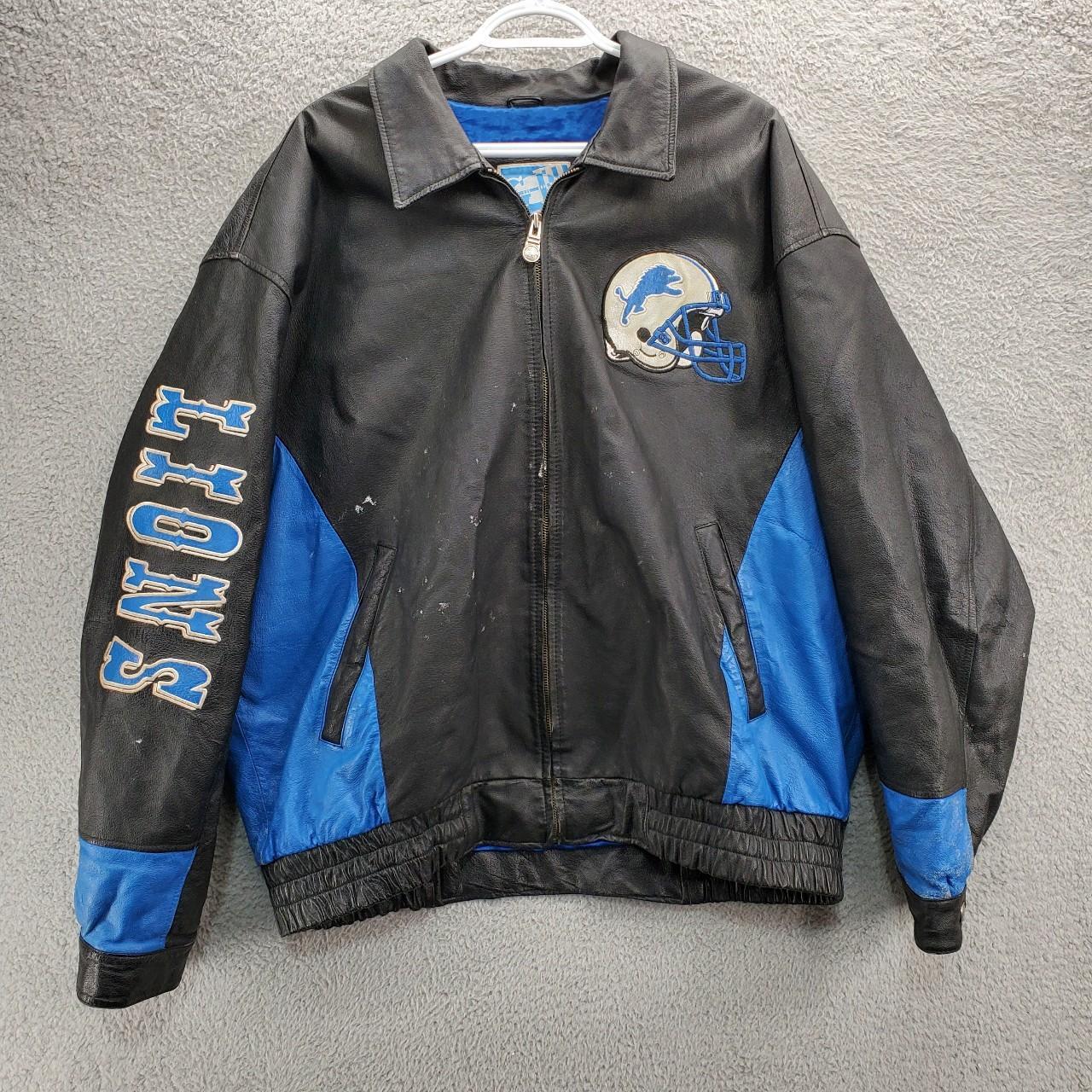 NFL Detroit Lions Carl Banks G-lll Leather Jacket - Maker of Jacket