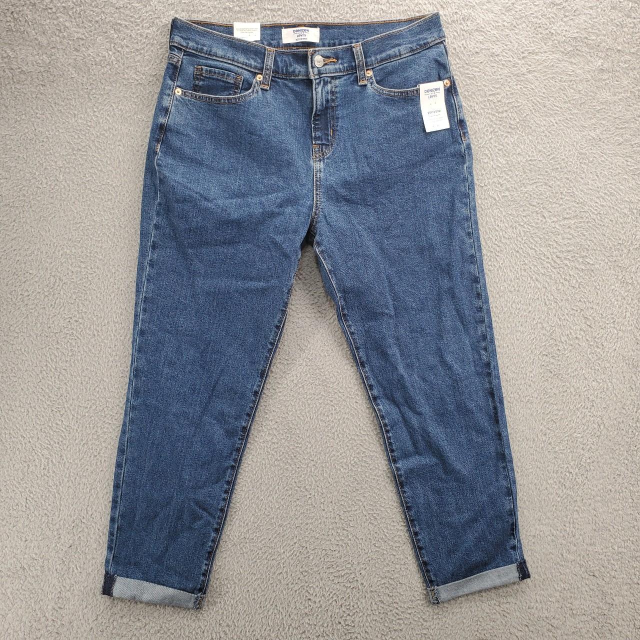 Levis Denizen Boyfriend Jeans Cropped Womens Size 4 NWT