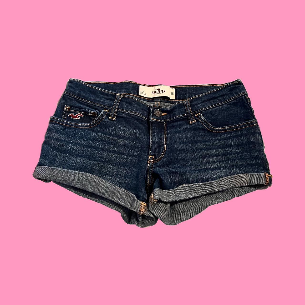 Hollister Co Womens Navy Shorts Depop