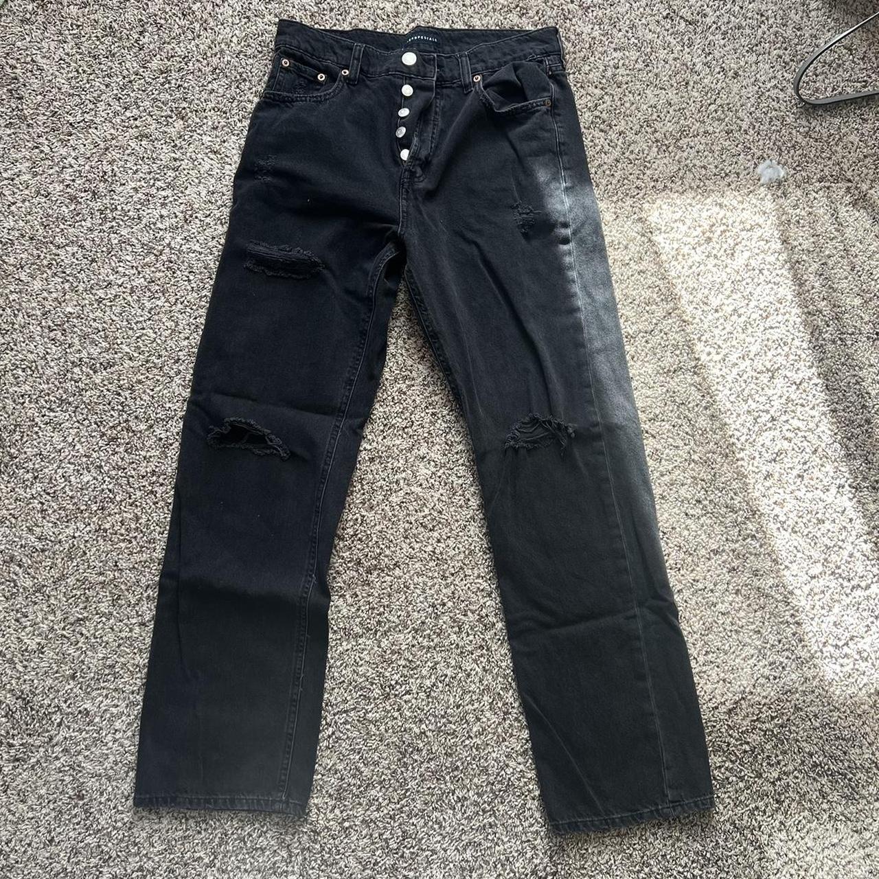 Aeropostale Women's Ripped Jeans Black – 90's baggy mom