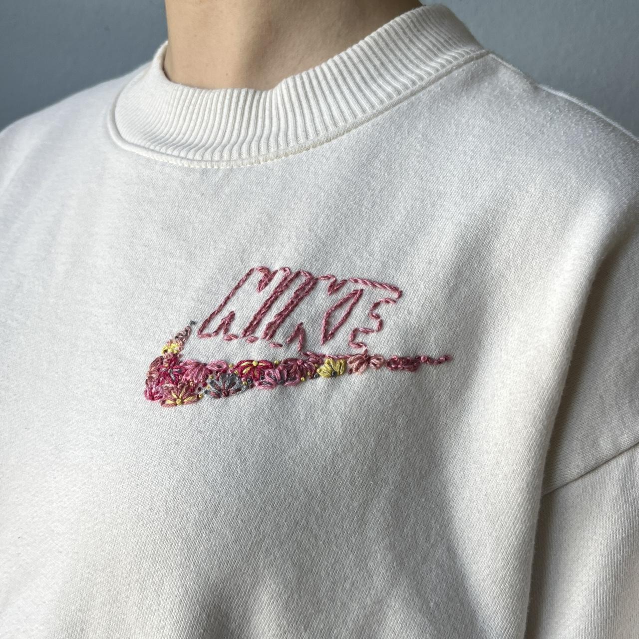 Nike sweatshirt with deals jewellery embroidery