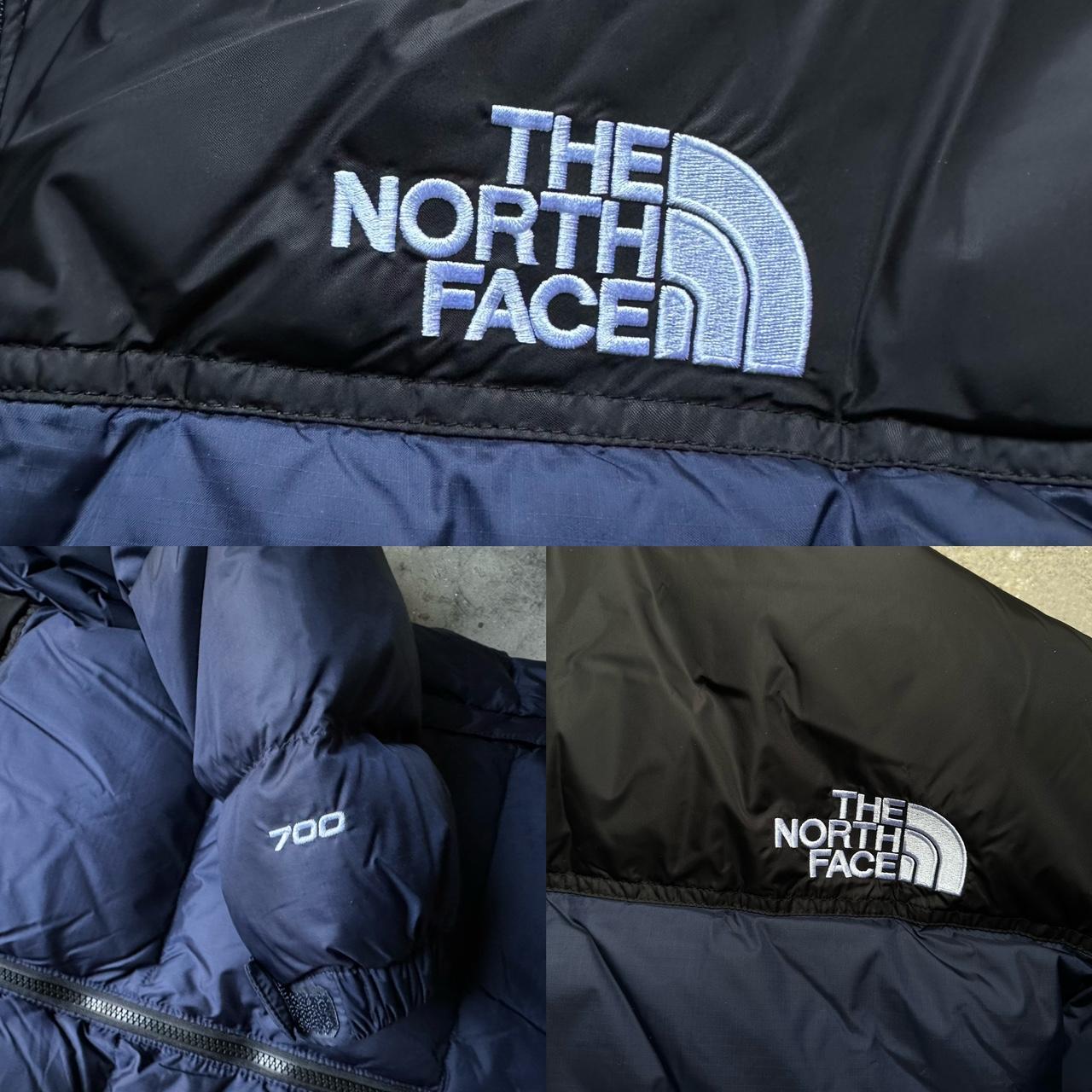 The North Face Men's Black and Navy Coat | Depop