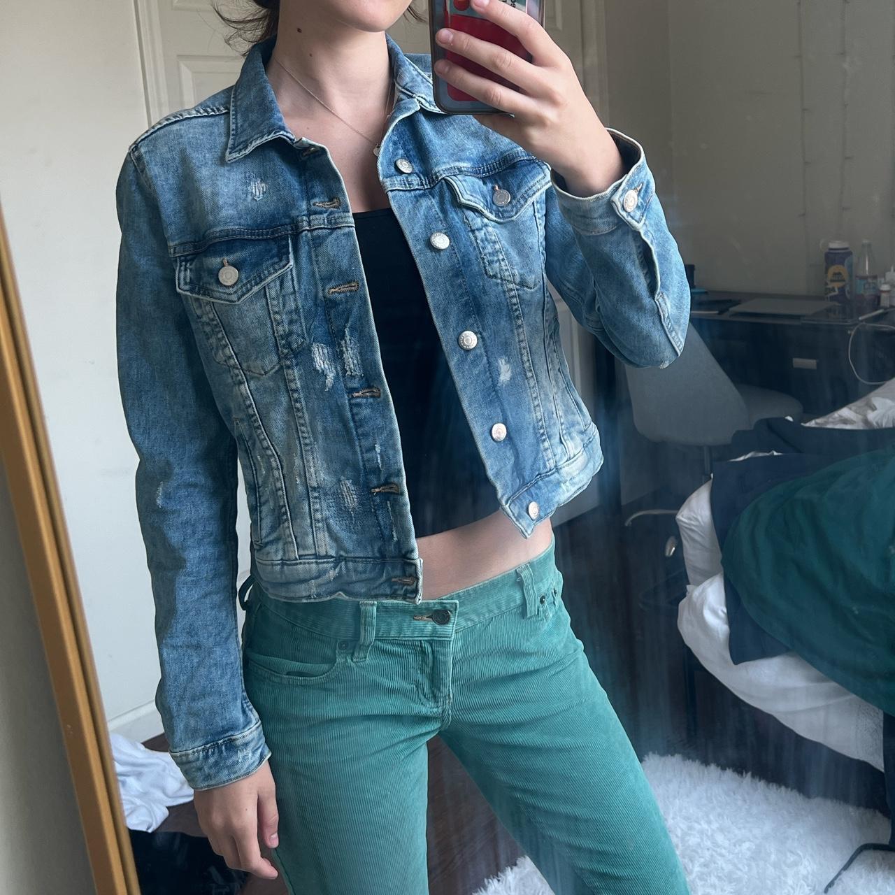 Women's Blue Jacket Depop
