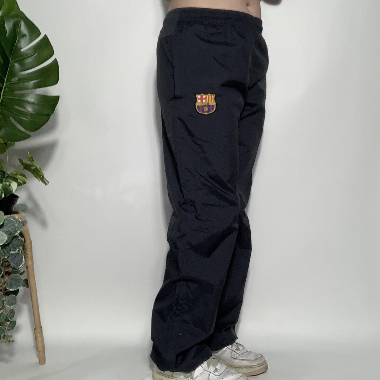 Nike wide leg parachute track pants tracksuit... Depop