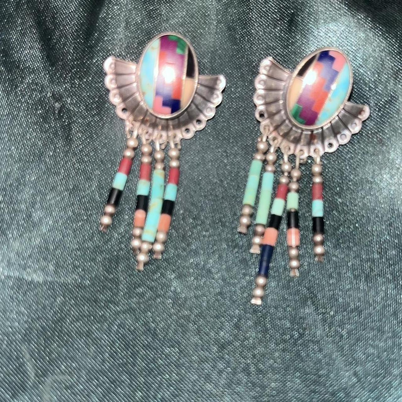 Native Women's Earrings - Multi – Native American… - image 4