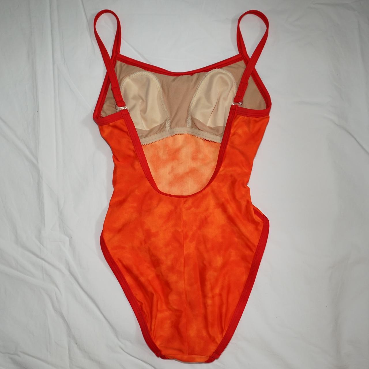 JAG Women's Orange and Red Swimsuit-one-piece (2)