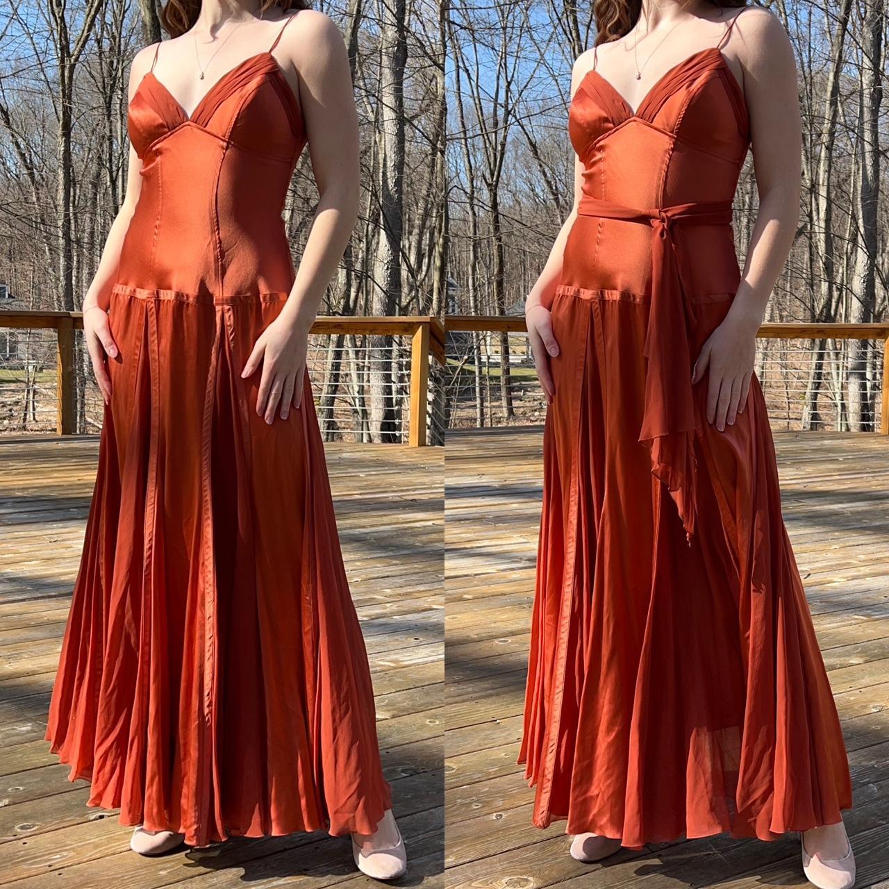 Vintage Orange Dress